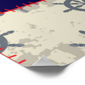 Nahtloses Hintergrundmuster. Wird endlos kacheln. Poster (Ecke)