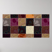 Nahtloses Hintergrundmuster. Wird endlos kacheln. Poster (Vorne)