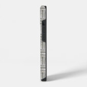 Nahtloses Holzmuster iPhone Hülle (Linke Seite)