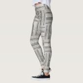 Nahtloses Holzmuster Leggings (Links)