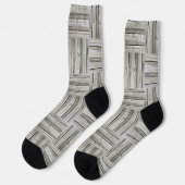 Nahtloses Holzmuster Socken (Linkes Detail)