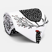 Nahtloses Hühnermuster Krawatte (Gerollt)