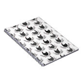 Nahtloses Hühnermuster Notizblock (Rechte Seite)