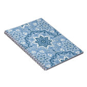 Nahtloses islamisches Blau Notizblock (Rechte Seite)