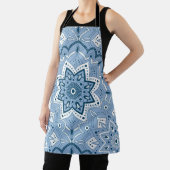 Nahtloses islamisches Blau Schürze (InSitu)