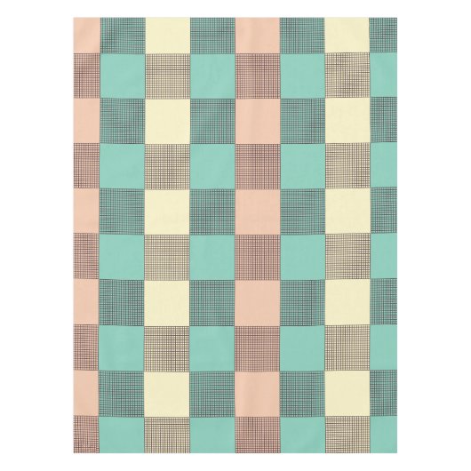 Nahtloses Karomuster Tischdecke (Vorderseite)