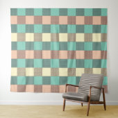 Nahtloses Karomuster Wandteppich (Beispiel (Horizontal))