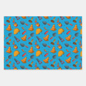 Nahtloses Konstruktionsmuster Geschenkpapier Set (Vorderseite 2)