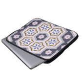 Nahtloses kreisförmiges Vintages Muster. Farbige D Laptopschutzhülle (Vorne Knopf)