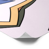 Nahtloses kreisförmiges Vintages Muster. Farbige D Poster (Ecke)