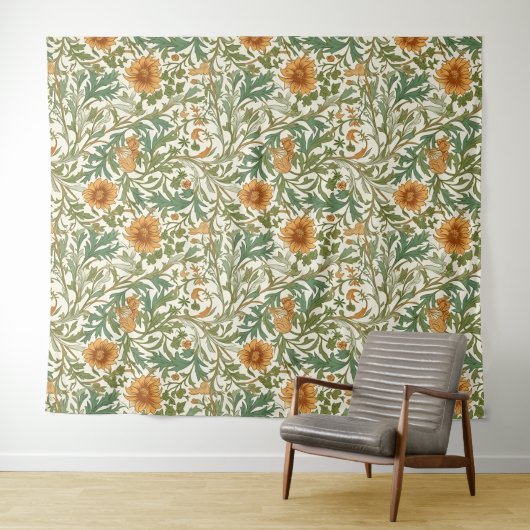 Nahtloses Kunsthandwerk im Stil eines wiederholend Wandteppich (Beispiel (Horizontal))