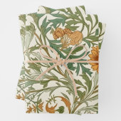 Nahtloses Kunsthandwerk im Stil sich wiederholende Geschenkpapier Set (Beispiel)