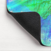 nahtloses Kunsthintergrund-Aquarellblau, grün Mousepad (Ecke)