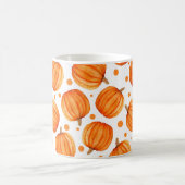 Nahtloses Kürbismuster Kaffeetasse (Mittel)