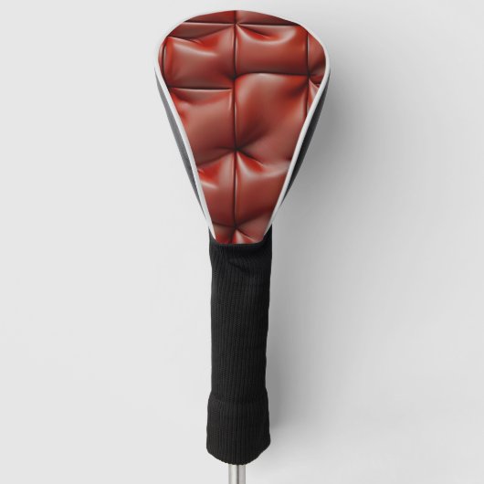 Nahtloses Ledermuster Golf Headcover (Vorderseite)
