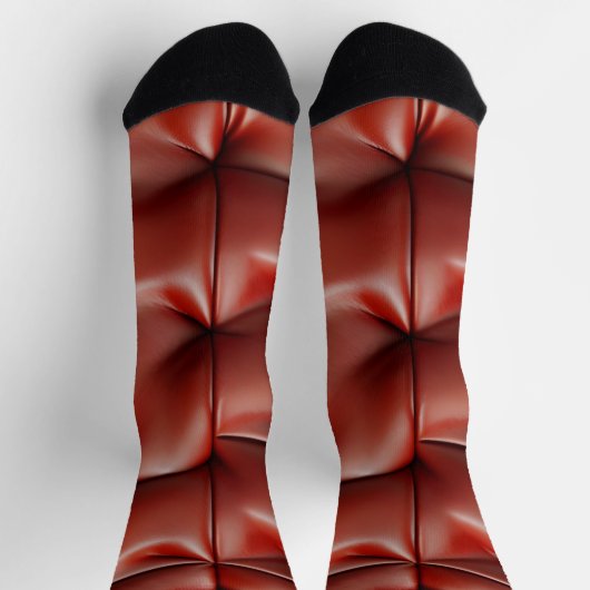 Nahtloses Ledermuster Socken (Oben)