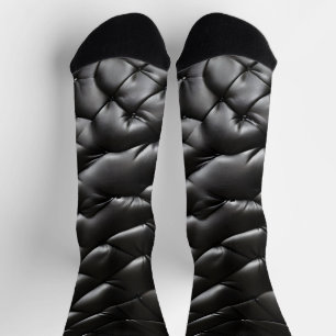 Nahtloses Ledermuster Socken