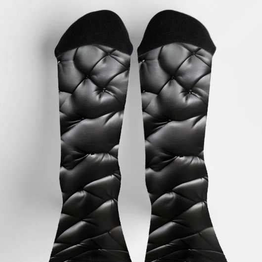 Nahtloses Ledermuster Socken (Oben)