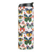 Nahtloses, leichtes Wallpaper-Muster mit Boho Sty Thermosbecher (Nach links gedreht)