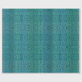 Nahtloses Leopard-Geometrie-Dekorationsmuster Geschenkpapier (Flach)