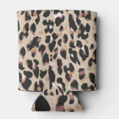 Nahtloses Leopard-Muster Dosenkühler (Rückseite)