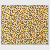 Nahtloses Leopardenmuster Geschenkpapier (Flach)