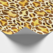 Nahtloses Leopardenmuster Geschenkpapier (Ecke)