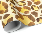 Nahtloses Leopardenmuster Geschenkpapier (Rolleneckpunkt)
