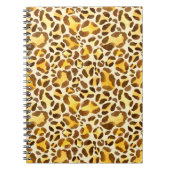Nahtloses Leopardenmuster Notizblock (Vorderseite)