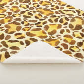 Nahtloses Leopardenmuster Sherpadecke (3/4)