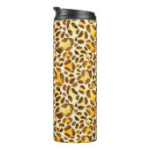 Nahtloses Leopardenmuster Thermosbecher (Nach rechts gedreht)