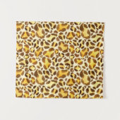 Nahtloses Leopardenmuster Wandteppich (Vorderseite (Horizontal))