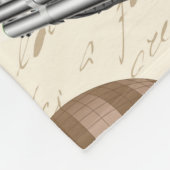 Nahtloses Londoner Vintages Ambiente mit Retroauto Fleecedecke (Ecke)