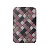 Nahtloses Marmorsteinfliesen-Retro Badematte (Vorderseite Vertikal)