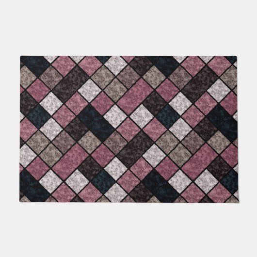 Nahtloses Marmorsteinmuster Fußmatte (Vorderseite)