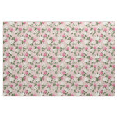 Nahtloses mit Blumenmuster des weißen rosa Stoff (Yard (91,4 cm))