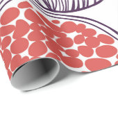 Nahtloses Modemuster von Granatapfelfrüchten, Hal Geschenkpapier (Rolleneckpunkt)