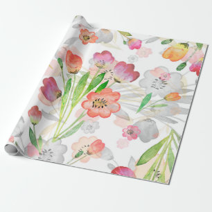 nahtloses Muster abstrakte Blumenzusammensetzung T Geschenkpapier