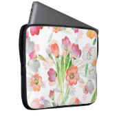 nahtloses Muster abstrakte Blumenzusammensetzung T Laptopschutzhülle (Vorne Rechts)