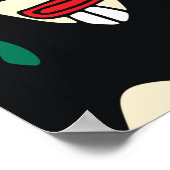 Nahtloses Muster afrikanischer Stammeken Poster (Ecke)