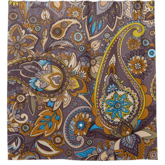 Nahtloses Muster auf der Grundlage traditioneller Duschvorhang (Vorderseite)