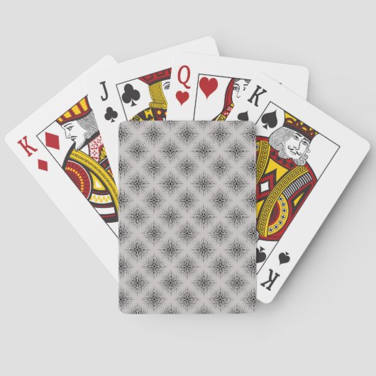 nahtloses Muster auf Pokerkarten (Rückseite)