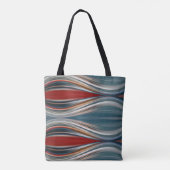 nahtloses Muster auf Schulter-Totebag Tasche (Rückseite)