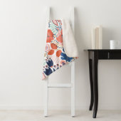 Nahtloses Muster auf weiß. Abstrakte Backgro Sherpadecke (Beispiel)