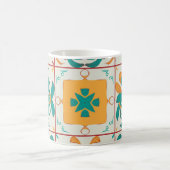 Nahtloses Muster aus 9 arabischen tilesabstract,a Kaffeetasse (Mittel)