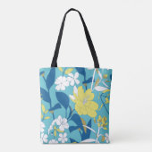 Nahtloses Muster aus Blumen. Tasche (Rückseite)