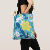 Nahtloses Muster aus Blumen. Tasche (Von Nahem)