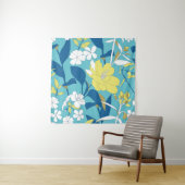 Nahtloses Muster aus Blumen. Wandteppich (Beispiel)