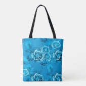 Nahtloses Muster aus Blumen. Wasserfarbene Element Tasche (Rückseite)