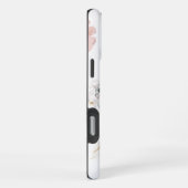 Nahtloses Muster aus getrockneten Blumen iPhone Hülle (Rechte Seite)